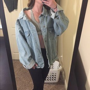 Vintage PepsiCo Oversized Denim Jacket
